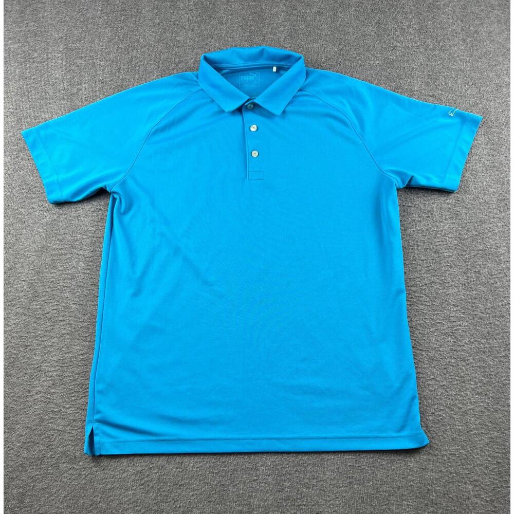 Puma Men's Blue‎ Polo Shirt Size Medium